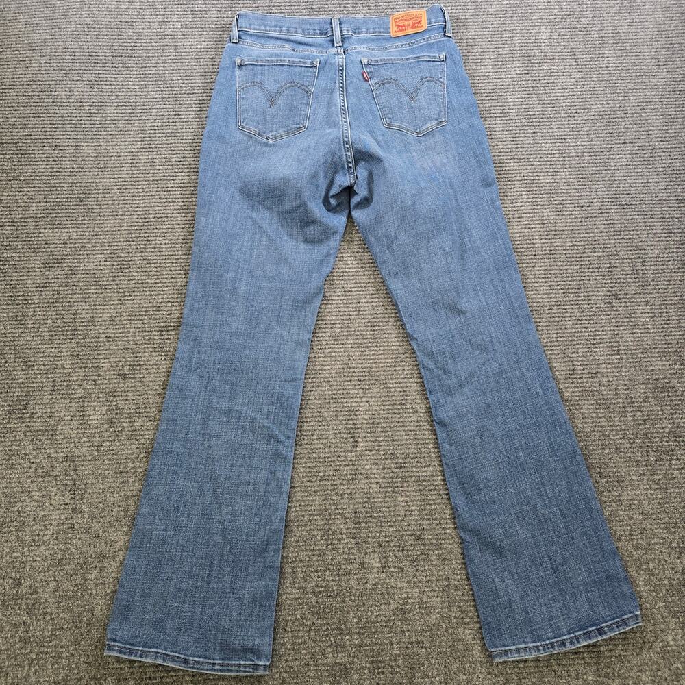 Levi’s Curvy Bootcut Jeans Womens 30x32 Blue Stretch - Picture 2 of 9